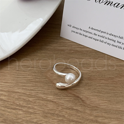 925 Sterling Silver Cuff Rings WG5B64D-01-1
