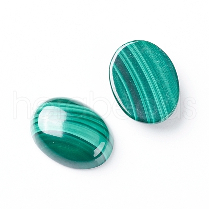 Natural Malachite Cabochons G-E557-03H-1