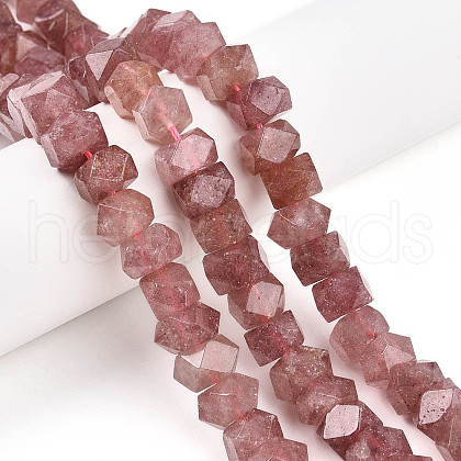 Natural Strawberry Quartz Beads Strands G-N347-09A-04-1