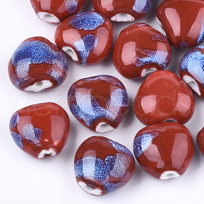 Handmade Porcelain Beads PORC-S498-15A-03-1