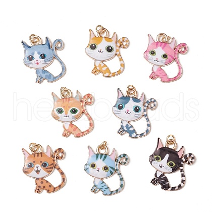 Alloy Enamel Pendants PALLOY-JF03561-1