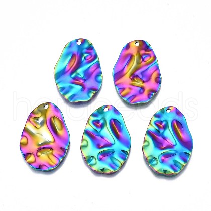 201 Stainless Steel Pendants STAS-S119-065-1