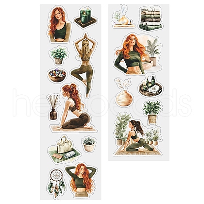 Independent Living Themes Label Paster Picture Stickers DIY-Q038-04F-1