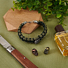 3Pcs 3 Colors Skull Brass Beads KK-FG0001-22-5