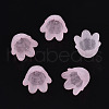 Transparent Acrylic Bead Caps FACR-N005-002E-1