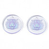 Transparent Resin Pendants RESI-N030-007B-2