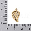 304 Stainless Steel Pendants STAS-E548-02G-3