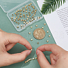 FIBLOOM 100Pcs Brass Spacer Beads KK-FI0001-02B-G-3