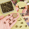   100Pcs Brass Clip-on Earring Findings FIND-PH0002-54A-3