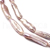 Natural Baroque Keshi Pearl Beads Strands PEAR-B004-04B-02A-3
