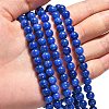 Natural Mashan Jade Round Beads Strands G-D263-6mm-XS08-5