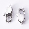 304 Stainless Steel Lobster Claw Clasps STAS-P190-06-3