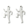 Non-Tarnish 201 Stainless Steel Pendants STAS-U003-25A-P-1