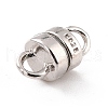 Rhodium Plated 925 Sterling Silver Magnetic Clasps STER-A001-01P-3
