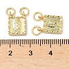 Brass Charms KK-Q068-36G-3