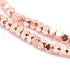 Electroplate Non-magnetic Synthetic Hematite Beads Strands G-L485-10A-RG-2
