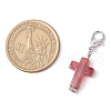 35Pcs 7 Colors Cross Acrylic Pendant Decorations HJEW-JM02779-3
