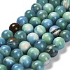 Dyed Natural Fire Crackle Agate Beads Strands G-G203-09A-10mm-2