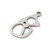201 Stainless Steel Pendants STAS-F316-22P-04-2