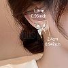Butterfly Alloy Enamel Stud Earrings FS-WGA0046-01-3
