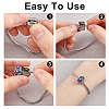 304 Stainless Steel European Style Bracelets for Jewelry Making STAS-PH0006-02B-3