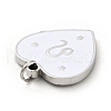 304 Stainless Steel Pendants STAS-G268-04P-7