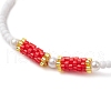 Glass Seed Beads Stretch  Bracelets for Women BJEW-MZ00153-07-3
