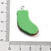 Christmas Theme Opaque Resin Pendants RESI-F054-A04-3