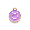 Alloy Enamel Pendants ENAM-S124-01B-01C-2