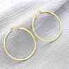Brass Hoop Earrings for Women EJEW-I270-13B-G-1