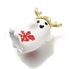 Christmas Theme Alloy Enamel Pendants ENAM-B025-01F-03G-2