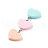 Valentine's Day Opaque Resin Big Pendants OACR-P025-D01-2