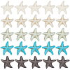 SUNNYCLUE 150Pcs 5 Colors Synthetic Turquoise Beads G-SC0003-16-1