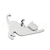 Non-Tarnish 304 Stainless Steel Pendants STAS-E205-07P-1