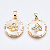 Natural Sea Shell Pendants KK-Q277-013-NF-2