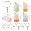 SUNNYCLUE DIY Imitation Milk Tea Kaychain Making Kit DIY-SC0020-68-1