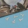 Tarnish Resistant 304 Stainless Steel Letter Charms STAS-O072-T-5