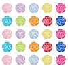ARRICRAFT 60Pcs 10 Colors UV Plating Iridescent Acrylic Beads MACR-AR0001-23-1