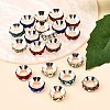 Brass Rhinestone Spacer Beads RB-A020-10mm-S-2