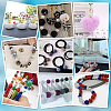   100Pcs Polymer Clay Pave Rhinestone Beads RB-PH0001-38A-6