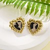 304 Stainless Steel Stud Earrings for Women EJEW-K268-15G-2