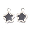 304 Stainless Steel Enamel Pendants STAS-P293-03P-A-2