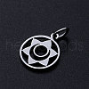 Non-Tarnish 201 Stainless Steel Pendants STAS-S105-JN403-7-2