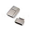 304 Stainless Steel Snap Lock Clasps STAS-U055-02C-P-2