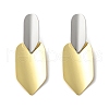 Brass Dangle Stud Earrings EJEW-S262-06GP-2