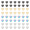 Unicraftale 80Pcs 4 Style 201 & 304 Stainless Steel Charms STAS-UN0053-28-1