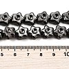 Electroplate Glass Beads Strands EGLA-V001-02-5