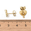 Ion Plating(IP) 304 Stainless Steel Stud Earring Findings STAS-I206-14G-3