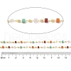 Brass & Glass Link Chain CHC-A009-04G-04-2