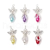ABS Plastic Imitation Pearl Pendants PALLOY-JF03659-01-1